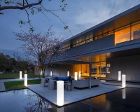 Светильник Цилиндр 30х115 питание от 220, RGB